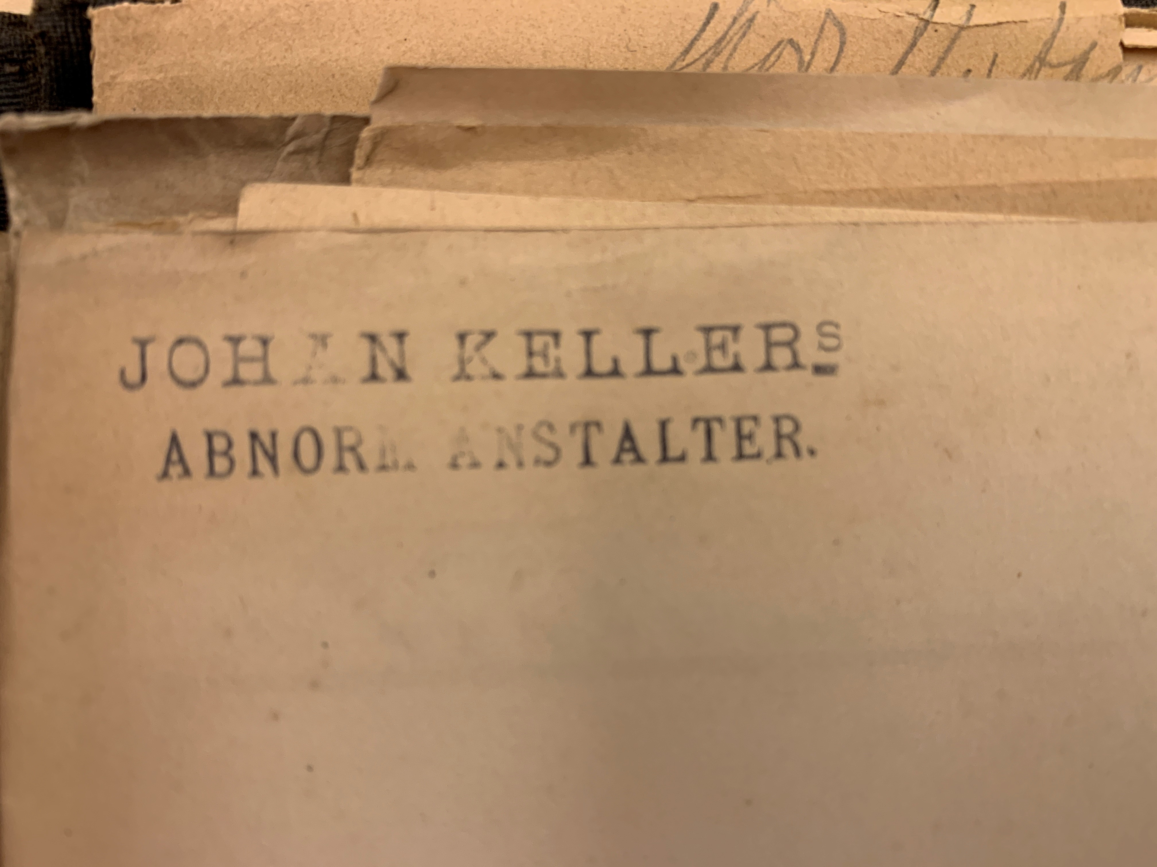 Før navnet ‘Aandssvageanstalt’ hed det ‘Abnormanstalt’. Endnu før var det ‘Idiotanstalt’. Foto: Vejlemuseerne.